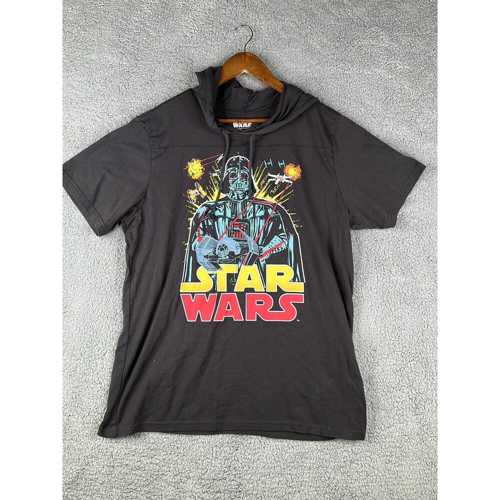 Star Wars short sleeve t shirt hoodie sz 2xl